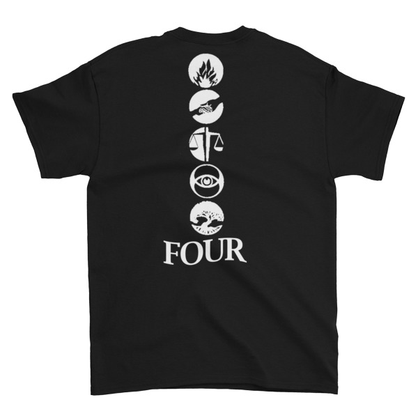 Divergent Four logo Short sleeve t-shirt