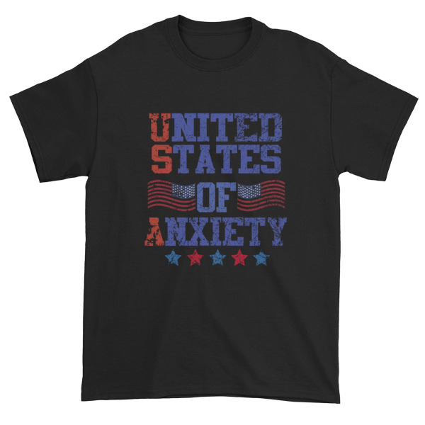 United States Of Anxiety Short sleeve t-shirt