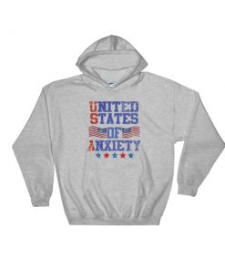 United States Of Anxiety - 4th July fest Hooded Sweatshirt