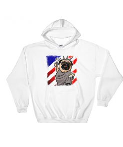 Pug patriot - 4th July fest Hooded Sweatshirt