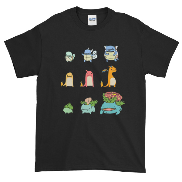 Evolution Poke Graphic Tees Shirt