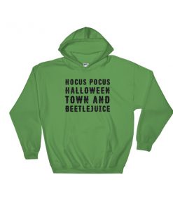 Hocus Pocus Halloween Town Beetlejuice Hooded Sweatshirt