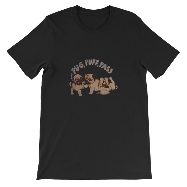 pug puff pass Short-Sleeve Unisex T-Shirt