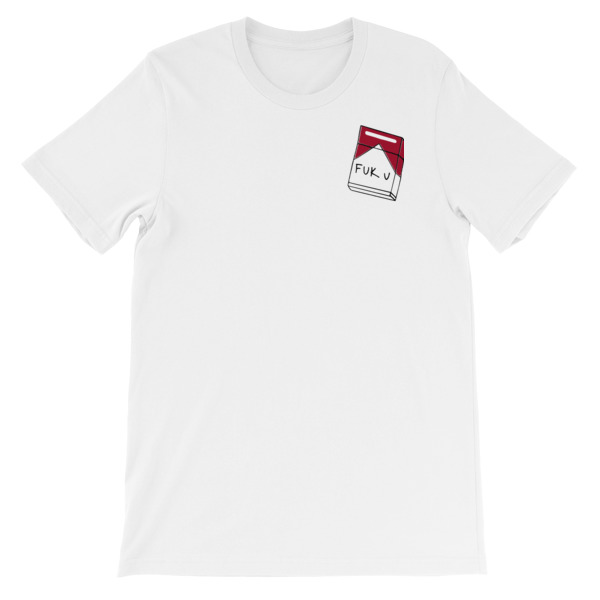 Fuk U Cigarette Box Short-Sleeve Unisex T-Shirt