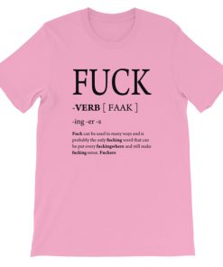 fuck verb faak Short-Sleeve Unisex T-Shirt