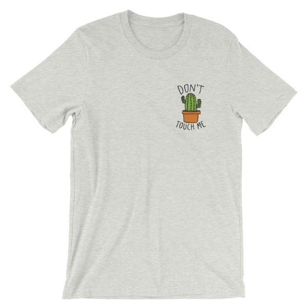 Don't Touch Me Cactus Short-Sleeve Unisex T-Shirt