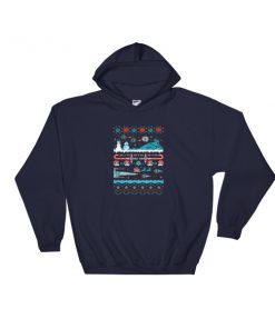 star wars ugly christmas Hooded Sweatshirt