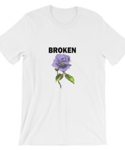 Broken with flower Short-Sleeve Unisex T-Shirt