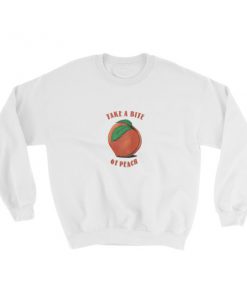 take a bite of peach Sweatshirt