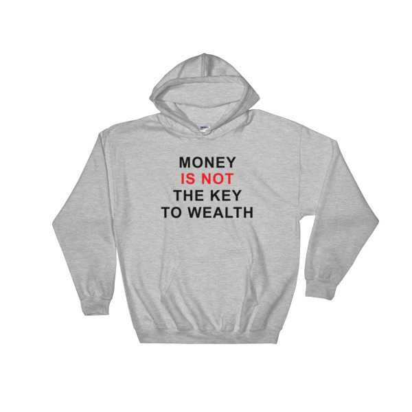 Beautiful Mind Money Is Not back Hooded Sweatshirt