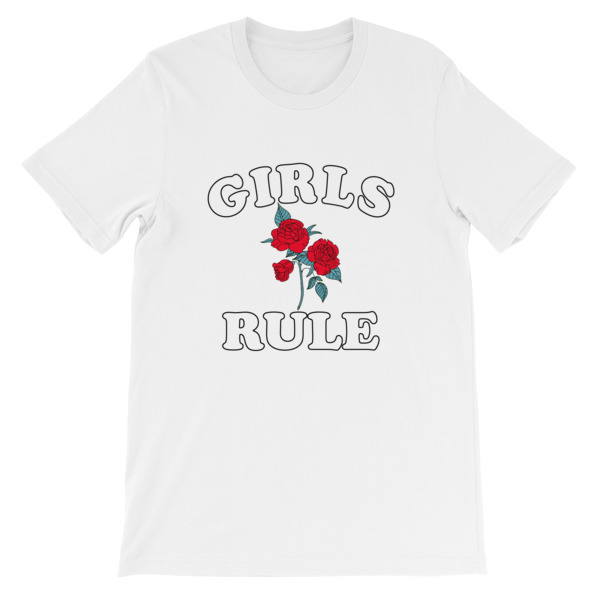 Rose Girls Rule Short-Sleeve Unisex T-Shirt