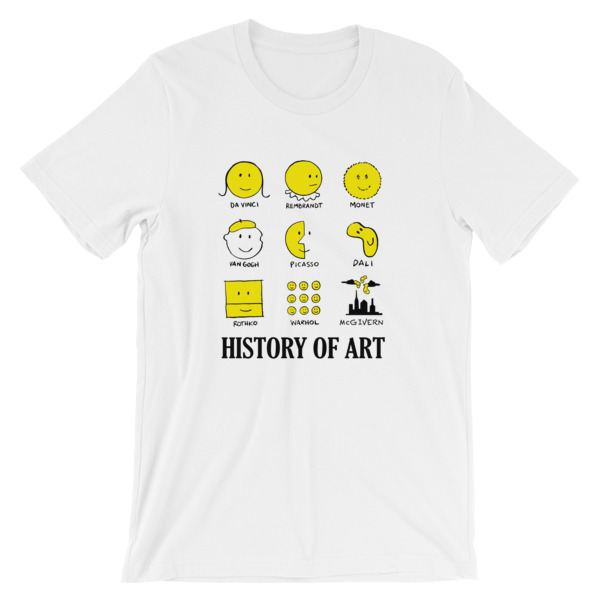 History of art smile Short-Sleeve Unisex T-Shirt