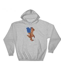 red white and blue eagle Hooded Sweatshirt