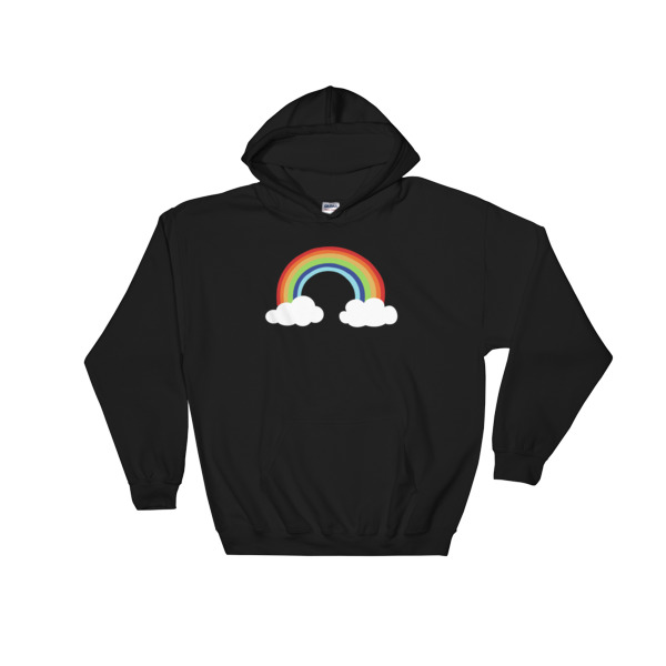 rainbow funny Hooded Sweatshirt