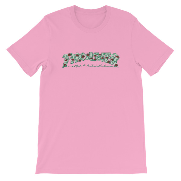 Pullover Light Pink - Thrasher Rose Short-Sleeve Unisex T-Shirt - Cheap ...