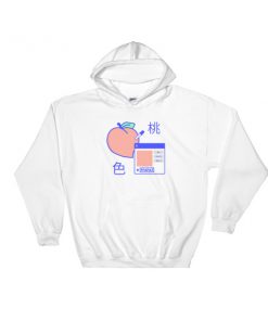 Peach Ok Save Quit Japanese Hooded Sweatshirt