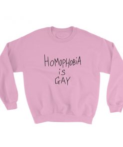 homophobia is gay Sweatshirt