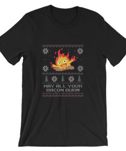 may all your bacon burn christmas Short-Sleeve Unisex T-Shirt
