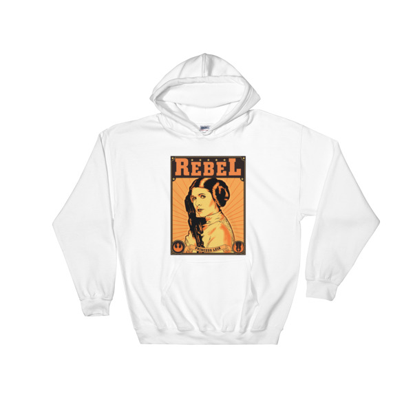 Charlie Bradburys Princess Leia Rebels Hooded Sweatshirt
