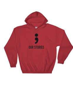 couple our stories Hooded Sweatshirt