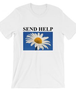 Send Help Flower Short-Sleeve Unisex T-Shirt