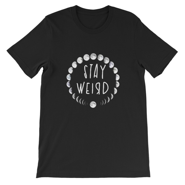 stay weird moon Short-Sleeve Unisex T-Shirt