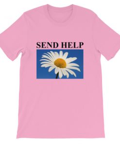 Send Help Flower Short-Sleeve Unisex T-Shirt