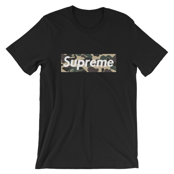 Supreme Box Logo Tee Black S Camo Box