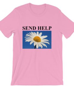 Send Help Flower Short-Sleeve Unisex T-Shirt