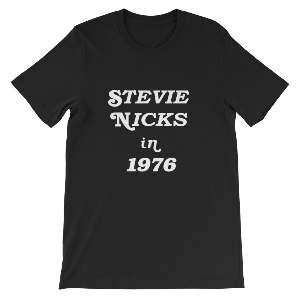 Stevie Nicks in 1976 Short-Sleeve Unisex T-Shirt