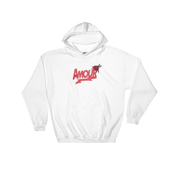 amour rose hoodie