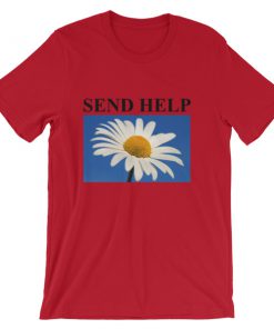 Send Help Flower Short-Sleeve Unisex T-Shirt