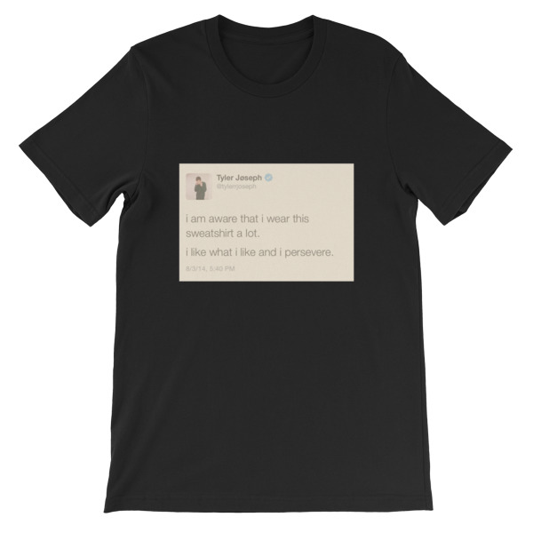 Tyler Joseph Tweet Short-Sleeve Unisex T-Shirt
