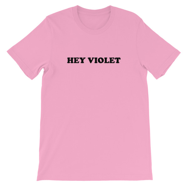 violet t shirt