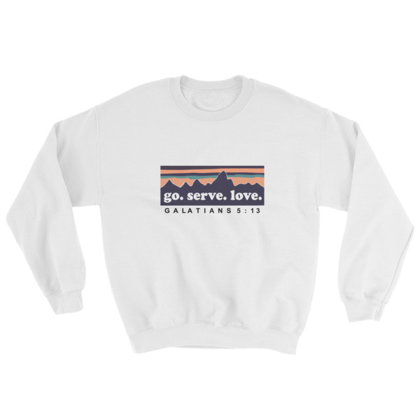 Go Serve Love Galatians Sweatshirt