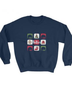 beatles christmas sweatshirt