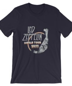 led zeppelin world tour 1971 t shirt