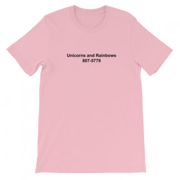 Unicorns and Rainbows 807-5779 Short-Sleeve Unisex T-Shirt