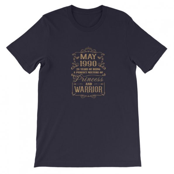 May 1990 Princess and Warrior Short-Sleeve Unisex T-Shirt