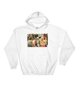 1980s Fashion For Teenager Girls Hooded Sweatshirt
