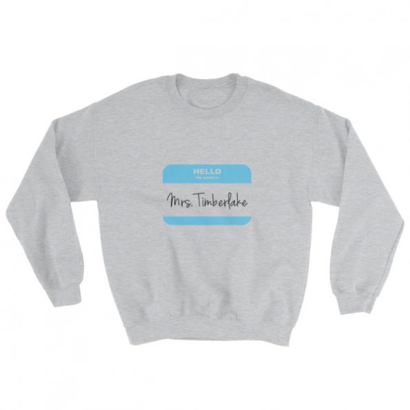 Mrs Justin Timberlake Sweatshirt