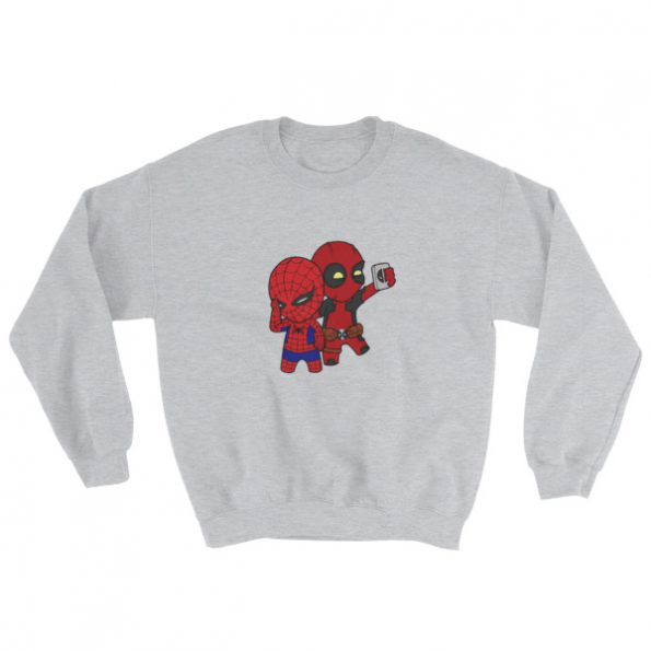 Deadpool Spiderman Superhero Sweatshirt