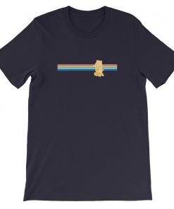 Rainbow Stripe Care Bear Short-Sleeve Unisex T-Shirt