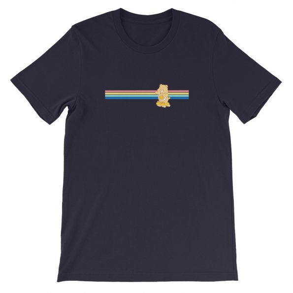 Rainbow Stripe Care Bear Short-Sleeve Unisex T-Shirt