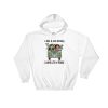Hippie bus a girl her animals living life in peace Hooded Sweatshirt