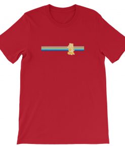 Rainbow Stripe Care Bear Short-Sleeve Unisex T-Shirt