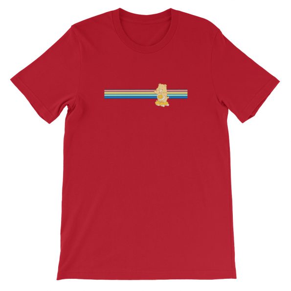 Rainbow Stripe Care Bear Short-Sleeve Unisex T-Shirt
