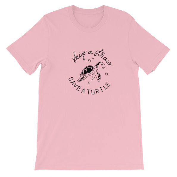 Skip a Straw Save a Turtle Short-Sleeve Unisex T-Shirt