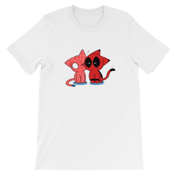 Deadpool Spiderman Superhero Short-Sleeve Unisex T-Shirt