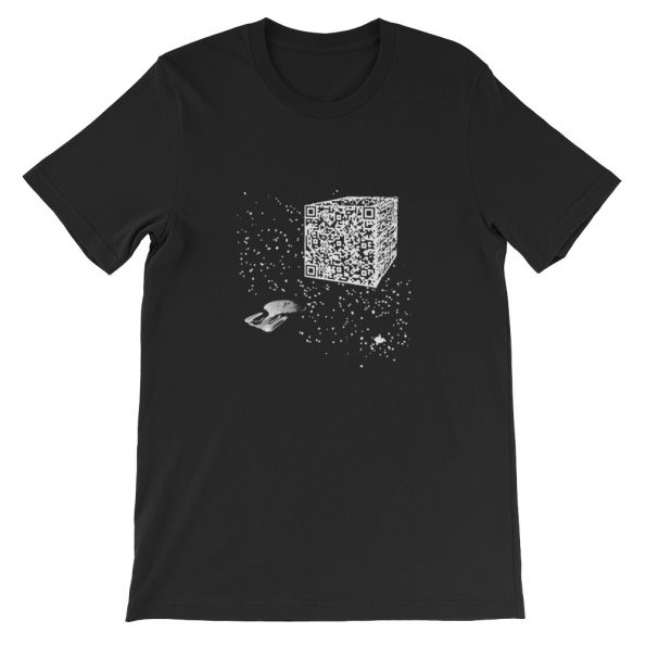 QR Code Cube We are the borg Short-Sleeve Unisex T-Shirt